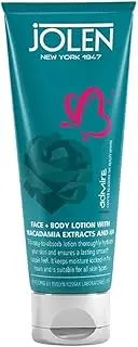 Jolen New York Face And Body Lotion with Macadamia Extracts + HA, 180ml
