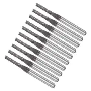 9.5x2mm Tungsten Carbide CNC End Mill CNC Router Bits Left Hand 10pcs