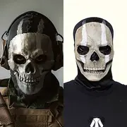 Halloween Military Tactical Skull Mask For Adults Realistic Scary Costumes Latex Face Mask, Military Tactical Skull Mask for Halloween Party