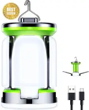 Rechargeable Camping Lantern LED 7Modes Waterproof Portable Tent Light