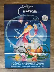 Cinderella Poster Original Movie Release Poster