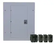 GE 100 Amp 20-Space 20-Circuit Main Breaker Indoor Load Center Contractor Kit