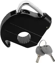 Cabilock 1 Set Motorcycle Helmet Lock: Car Accessories Anti Theft Security Hat Hook - Metal Handlebar Mount for Bicycles Motorbike Cap Scooter Tubing Secures