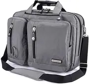 [FREEBIZ] 17.3 Inches Multi-Function Laptop Briefcase Backpack with Handle and Shoulder Strap Fits Up to 17.3 Inch Laptops