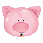 Playful Pig Shaped 30" Mylar Balloon - Party Decor - 1 Piece
