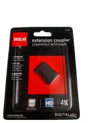 RCA EXTENSION COUPLER COMPATIBLE HDMI DIGITAL PLUS 2160p HD 4K