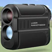 Techshining 500m Golf Rangefinder with Slope Laser Range Finder, Slope Measurement, Flag Lock with Pulse Vibration, 6X Magnification, High Precision with Continuous Scan