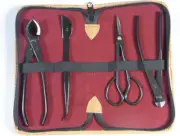 KANESHIN Bonsai Tools #173 4 piece tool set Pruning shears
