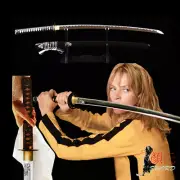 Japanese Samurai Manganese Steel Sharp Blade Kill Bill Katana Engraved Sword New