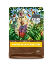 Power Superfoods Cacao Butter Raw Buttons Cert Org 450g | 450g