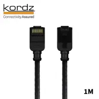 在飛比找Yahoo奇摩購物中心優惠-Kordz PRO CAT6 28AWG極細高速網路線 黑 