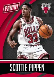 SCOTTIE PIPPEN BULLS Chicago Team Colors 2014/15 2015 Panini national convention