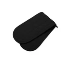 Manhattan Black Cotton Double Oven Mitt Rans