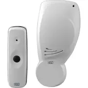 HPM D641/PI 30M 240V Wireless Door Chime Weather Proof Bell Press Lithium Batteries In the Bell