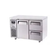 Turbo Air Undercounter 1 Door 2 Drawer Fridge - KUR12-2D-2-N-TA
