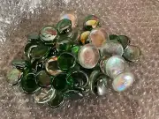 Flat Marbles Glass Gems Pebbles Vase Fillers Beads for Vase 1” r bigger 1 lb 9oz