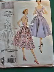 Vogue Vintage Model 1954 Dress Pattern V2960 - Sizes 4-10