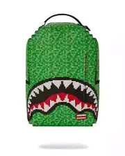 Sprayground Minecraft Creeper Shark BackpackNew Large/Green Bookbag School Bag