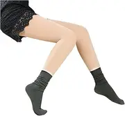 [Generic] Pantyhose Autumn and Winter Bare Leg Artifact Nylon Claw Wool Plush Pantyhose Warm Pile Socks Naked Feeling Fake Meat Leggings Pantyhose For Women