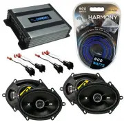 Fits Lincoln Navigator 99-14 Speaker Replacement Kicker (2) DSC68 HA-A400.4 Amp