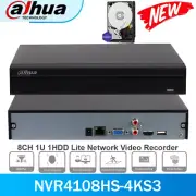 Dahua NVR4108HS-4KS3 12MP 8 Channel NVR Recorder for Security Camera System
