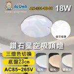 阿囉哈LED總匯_AN-331-10-01_18W鑽石星空吸頂燈-23CM底盤-手動切換開關-三色光-全電壓