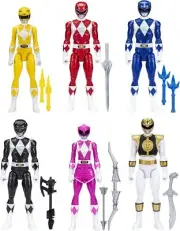 Power Rangers Mighty Morphin Multipack 12-inch Action Figure 6-Pack, Toys with A