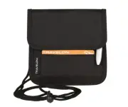 Folding Id and Boarding Pass Holder, Black, One Size