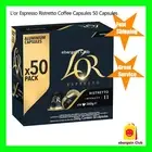 *New* L'OR Espresso Coffee Ristretto 50 Capsules Pod Nespresso Compatible LOR