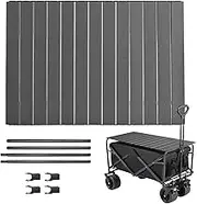 Cart Table Top Attachment - Folding Table Plate Aluminum Alloy Board,Portable Camping Desktop Attachment Utility Accessories for Picnics Barbecue Meals