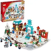 [LEGO] Lunar New Year Ice Festival 80109 Building Kit; Gift Toy for Kids Aged 8 and Up; Building Set Featuring a Detailed Winter Scene, Chun Ice Sculpture, 13 Minifigures and More (1,519 Pieces)