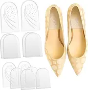 FRCOLOR 6 Pairs Heel Cushion Inserts Washable Height Increasing Wedge Pads for Foot Alignment Support S for Comfort and Walking