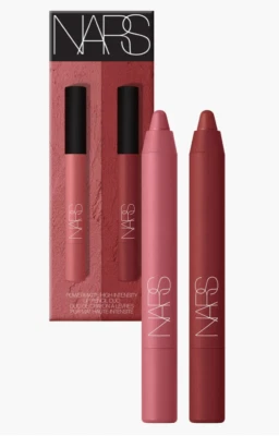 NARS Powermatte High-Intensity Lip Pencil Duo Full Size NEW