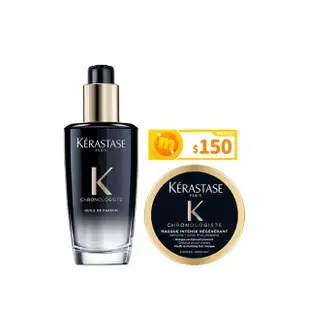 【KERASTASE 巴黎卡詩】黑鑽極萃逆時玫瑰香氛露100ml(卡詩髮油/護髮油/深層修護/柔順/玫瑰/香氛/母親節)