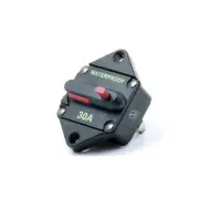 Lumision Waterproof DC Circuit Breaker Panel Mount Resettable 12-48VDC 30A
