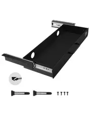 58 cm Under Desk Drawer Organizer Slide-out Drawer Space Saver Home Office