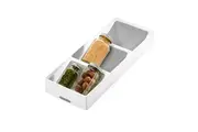 Homemaster Spice Drawer Organiser Holder Storage Rack Kitchen Seasoning White