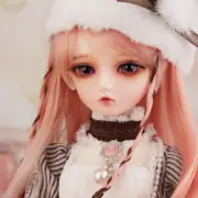 Full Set BJD 1/4 Doll Girl Resin Jointed Body Toy + Random Eyes + Face Make Up