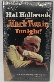NEW Hal Holbrook performs MARK TWAIN Tonight! 2004 2 Cassettes SEALED