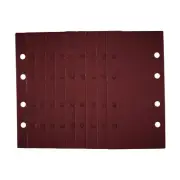 Draper 1/3 Sanding Sheets with Hook and Loop, 93 x 190mm 120 Grit 10 Pack 54869