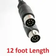 12 ft 8 Pin Cable for Peavey vypyr vip amp to Sanpera foot control Male-Male