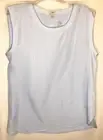J.Crew Large Light Blue Sleeveless 100% Polyester Women’s Top NWT
