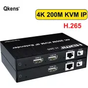 4K 200M KVM IP Extender Over Rj45 Cat6 Cable Network Matrix HDMI Switch Splitter