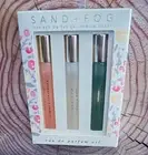 New Sand Fog Perfume Oil Set of 3 Pistachio Dream Vanilla Musk Jasmine Cedarwood