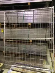 Gates - Galvanised - 1830mm High x 1585mm Wide-34mm Pipe-5mm mesh