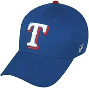 Texas Rangers (Home - Blue) ADULT Adjustable Hat MLB Officially Licensed Major League Baseball Replica Ball Cap