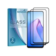2 Pack MEZON OPPO Reno8 5G Full Cover Tempered Glass Screen Protectors