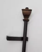Bronze Square 1/2" Adjustable Curtain Rod - Two Sizes