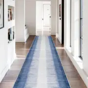 Ombre 3x10 Runner Rug, Washable Non Slip Hallway Runner Rugs Ultra-Thin, Mode...