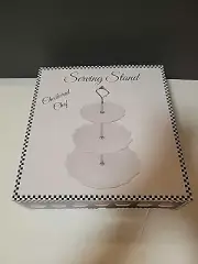 Checkered Chef Serving Stand 3 Tier